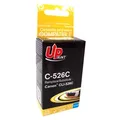 UPrint kompatible Tinte mit CLI526C, Cyan, 10ml, C-526C, mit Chip, für Canon Pixma MG5150,