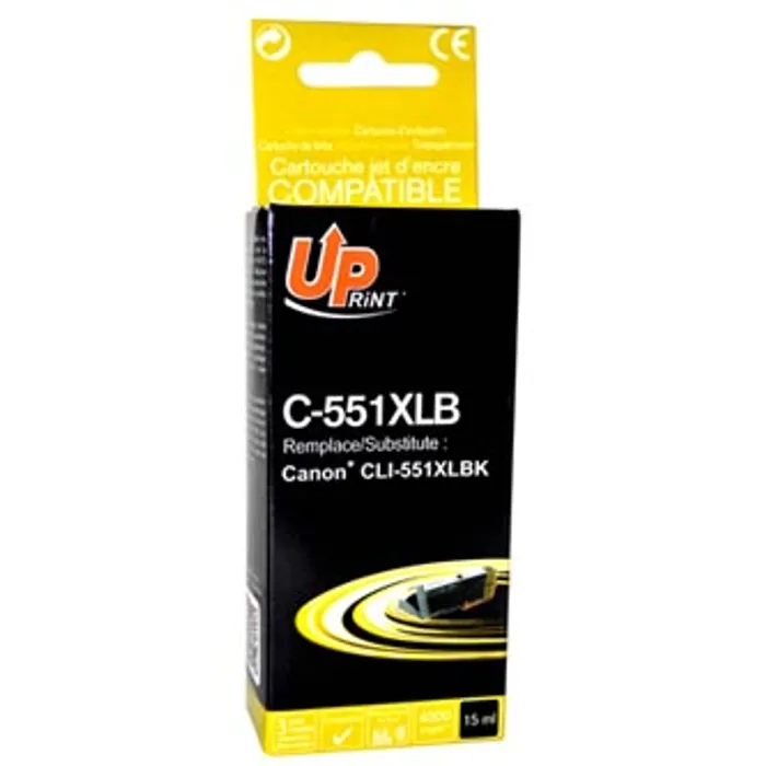 Hauptproduktbild UPrint kompatibilní ink s CLI551BK XL, black, 11ml, C-551XLB, high capacity, pro Canon PI