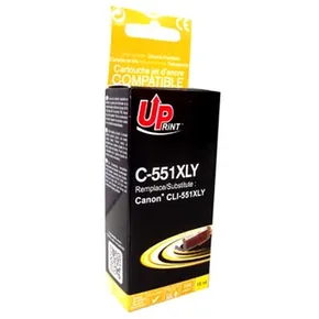 UPrint kompatibel Ink mit CLI551Y XL, yellow, 695S, 11ml, C-551XLY, high capacity, für Canon PIXMA iP7250, MG5450, MG6350