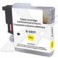 Weiteres Produktbild UPrint-kompatible Tinte mit LC-980Y, gelb, 12 ml, B-980Y, für Brother DCP-145C, 165C