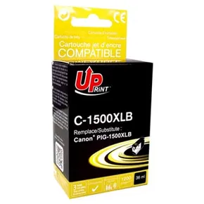 UPrint kompatibel Ink mit PGI 1500XL, black, 36ml, C-1500XLB, high capacity, für Canon MAXIFY MB2050, MB2350