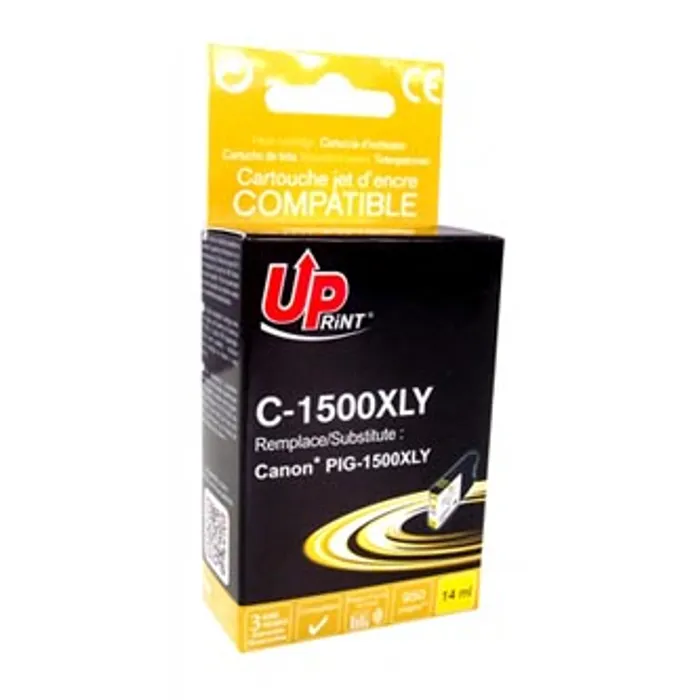 Hauptproduktbild UPrint kompatibilní ink s PGI 1500XL, yellow, 950str., 14ml, C-1500XLY, high capacity, pr