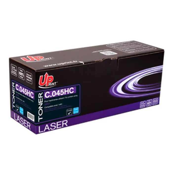 Hauptproduktbild UPrint kompatibilní toner s 045HC, cyan, 2200str., C.045HC, high capacity, pro Canon LBP6