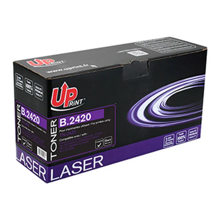 Hauptproduktbild UPrint kompatibilní toner s TN2420, black, 3000str., B.2420, pro Brother DCP-L2510D, DCP-