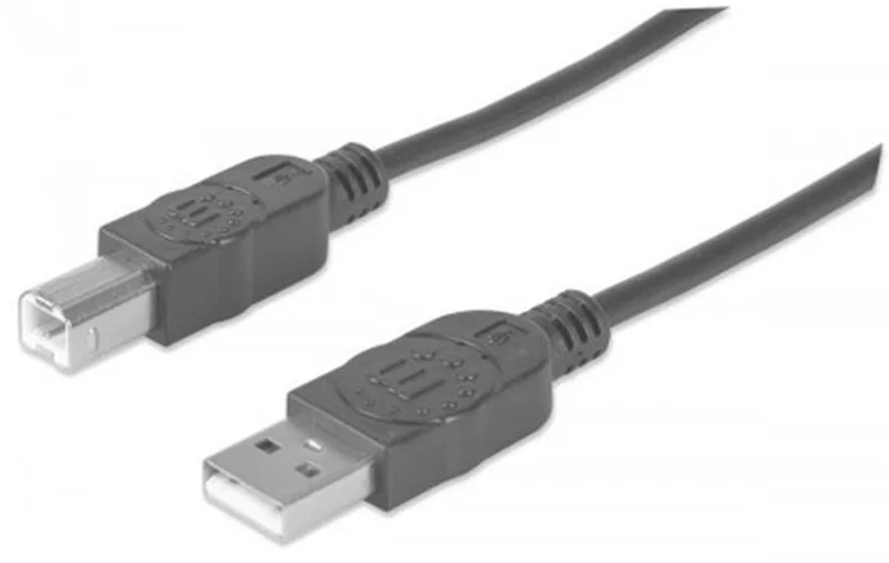 Hauptproduktbild USB 2.0 kabel, černá, 5 m, MANHATTAN