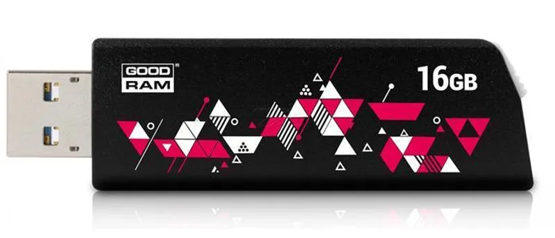 Hauptproduktbild USB disk, 16GB, USB 3.0, 110/20 MB/sec, GOODRAM "CL!CK", černý