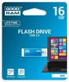 USB-Stick "Cube", blau, 16 GB, USB 2.0, 20/5 MB/s, Metallgehäuse, GOODRAM