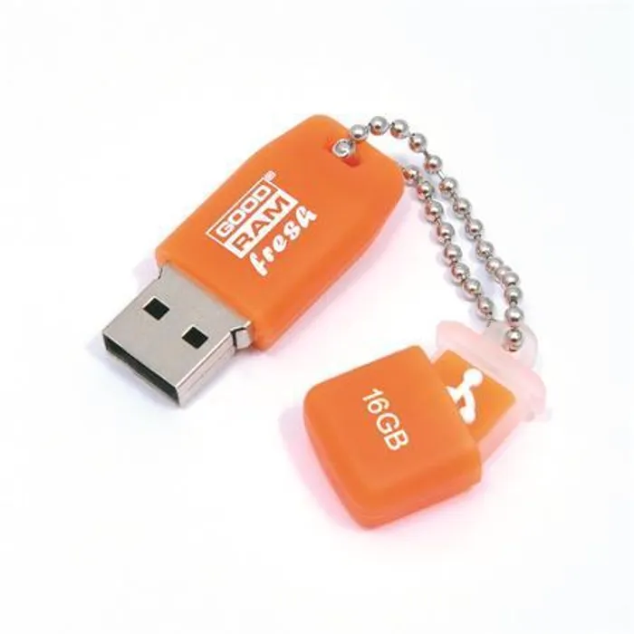 Hauptproduktbild USB flash disk "Fresh", 16GB, USB 2.0, 20/5 MB/sec, s vůní, pomeranč, GOODRAM