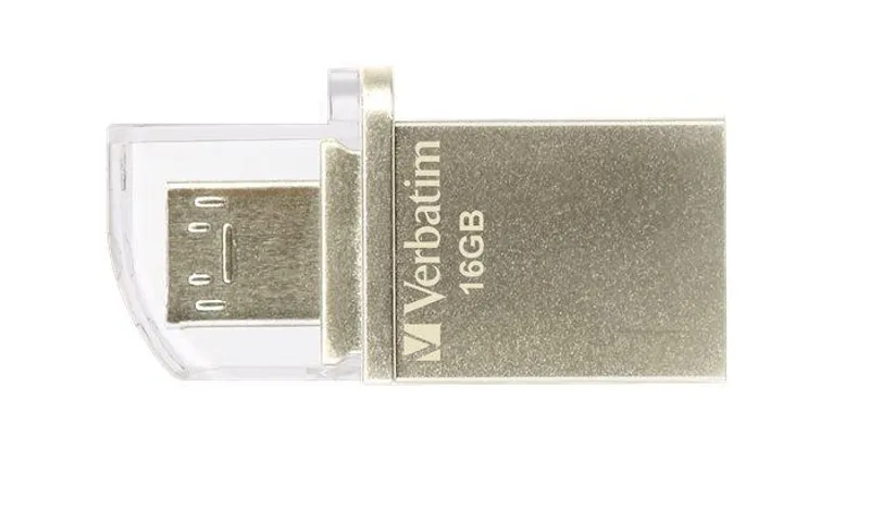 Hauptproduktbild USB flash disk "Micro", 16GB, USB 3.0+micro USB adapter, VERBATIM