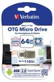 USB-Flash-Laufwerk "Micro", 64 GB, USB 3.0 + Micro-USB-Adapter, Micro-USB, VERBATIM