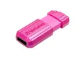 USB-Stick "PinStripe", hellrosa, 16 GB, USB 2.0, 10/4 MB/s, VERBATIM