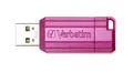 USB-Stick "PinStripe", hellrosa, 32 GB, USB 2.0, 10/4 MB/s, VERBATIM