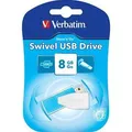 Weiteres Produktbild USB-Stick "Swivel", blau, 8 GB, USB 2.0, 8/2 MB/s, VERBATIM