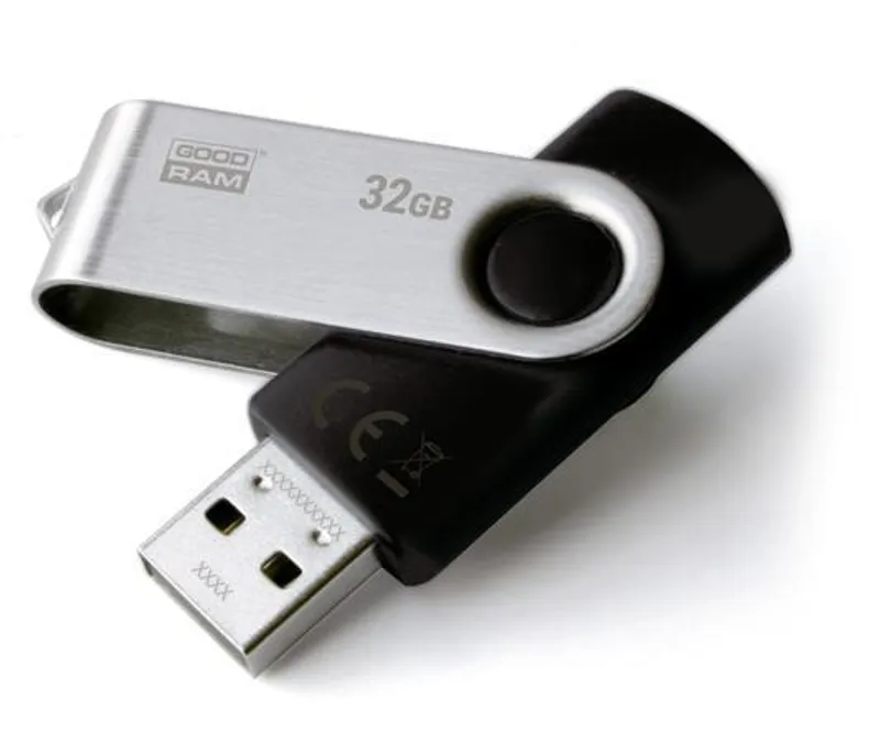 Hauptproduktbild USB flash disk "Twister", černá, 32GB, USB 2.0, 20/5 MB/sec, GOODRAM
