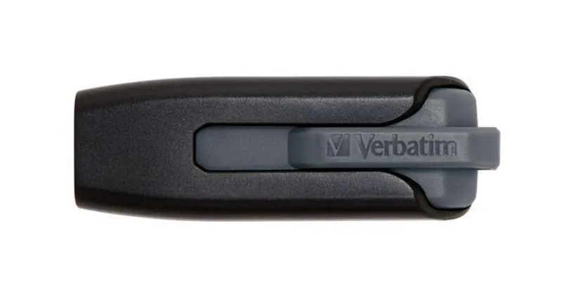 Hauptproduktbild USB flash disk "V3", černá-šedá, 128GB, USB 3.0, 80/25 MB/sec, VERBATIM
