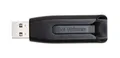 USB-Stick „V3“, schwarz-grau, 64GB, USB 3.0, 60/12MB/sec, VERBATIM