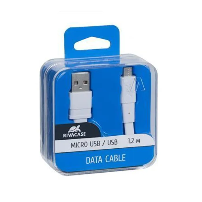 Hauptproduktbild USB kabel  "6000 WT12", bílá, micro USB, 1,2m, RIVACASE