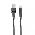 USB-Kabel „6002 BK12“, schwarz, USB 2.0 - USB-C, 1,2 m, RIVACASE