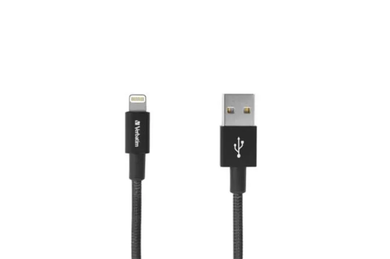 Hauptproduktbild USB kabel, černá, lightning, 100 cm, VERBATIM