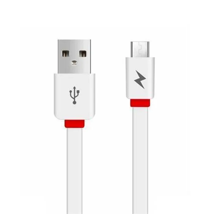 Hauptproduktbild USB kabel "CL-950", bílá, micro USB - USB, 1 m, nezamotává se, AWEI