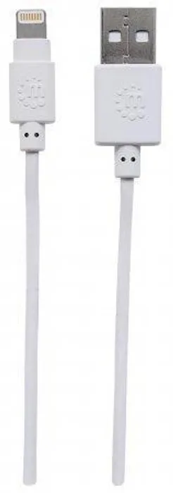 Hauptproduktbild USB kabel "iLynk", lightning, 2 m, bílá, MANHATTAN