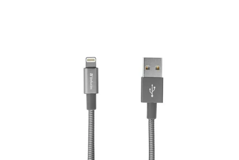Hauptproduktbild USB kabel, šedá, lightning, 100 cm, VERBATIM