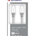 Weiteres Produktbild USB-Kabel, Silber, 30 cm, USB-C 3.1 - USB-C, VERBATIM
