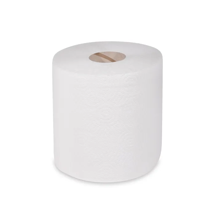 Hauptproduktbild Utěrka 2vrstvá s ražbou bílá 19cm x 100m (průměr 17 cm) [1 ks]
