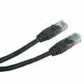 UTP-Patchcord, Cat.5e, RJ45 M-0.5m, ungeschirmt, schwarz, economy