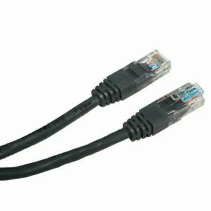 Hauptproduktbild UTP patchcord, Cat.5e, RJ45 M-0.5m, nestíněný, černý, economy