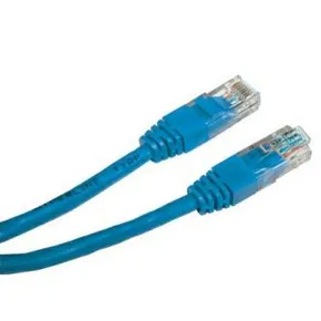 UTP-Patchcord, Cat.5e, RJ45 M-0.5m, ungeschirmt, blau, economy