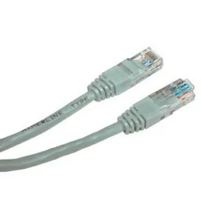 UTP-Patchcord, Cat.5e, RJ45 M-0.5m, ungeschirmt, grau, economy