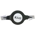 Weiteres Produktbild UTP-Patchcord, Cat.5e, RJ45 M-1.2m, ungeschirmt, aufrollbar, schwarz, economy