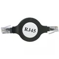 Weiteres Produktbild UTP-Patchcord, Cat.5e, RJ45 M-1.2m, ungeschirmt, aufrollbar, schwarz, Logo, LOGO bag