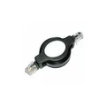 Weiteres Produktbild UTP-Patchcord, Cat.5e, RJ45 M-1.2m, ungeschirmt, aufrollbar, schwarz, Logo, LOGO bag