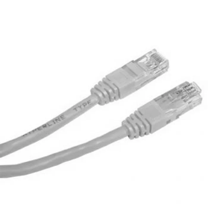 Hauptproduktbild UTP patchcord, Cat.5e, RJ45 M-1m, nestíněný, šedý, Logo, LOGO bag