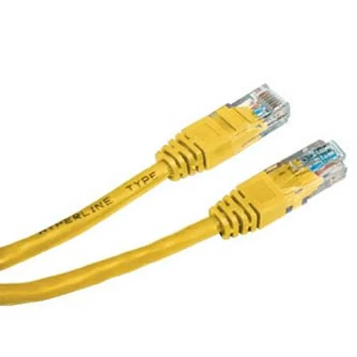 Hauptproduktbild UTP patchcord, Cat.5e, RJ45 M-7.5m, nestíněný, žlutý, economy
