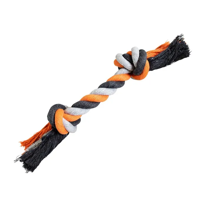 Hauptproduktbild Uzel HipHop bavlněný 2 knoty, šedá - tm.šedá, oranžová 20cm, 55g