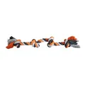 Weiteres Produktbild Knot HipHop Baumwolle 4 Dochte, grau, dunkelgrau, orange 60cm, 340g