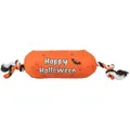Weiteres Produktbild Válec HALLOWEEN, plyšová hračka se zvukem, na laně, 30 cm, oranžová - LIMITOVANÁ NABÍDKA