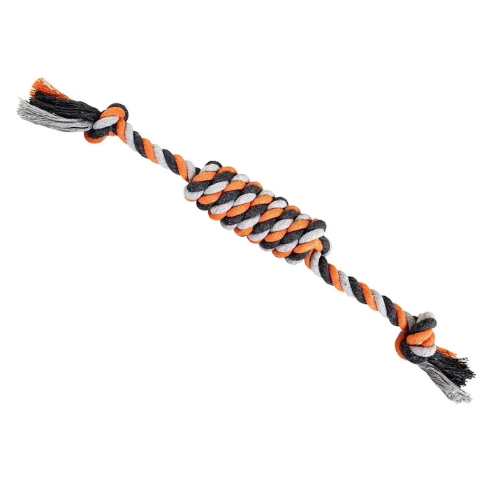 Hauptproduktbild Válec JUMBO HipHop bavlněný s 2 knoty, šedá, tm.šedá, oranžová 38cm, 100g