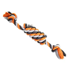 JUMBO HipHop Baumwollrolle mit 2 Dochten, grau, dunkelgrau, orange 51cm, 500g