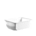 Rechteckschale (PP) weiß 186 x 133 mm 1000ml [50 St.]