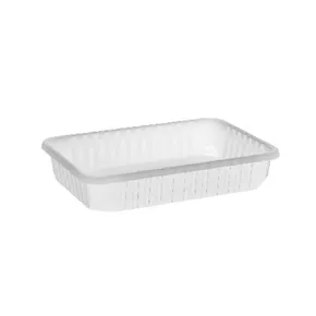 Schale eckig transparent 500 ml (PP) [50 Stück]