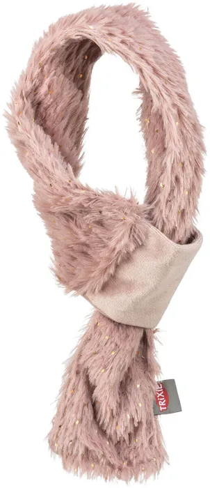 Hauptproduktbild Vánoční hebká šála, plyš, starorůžová90 cm