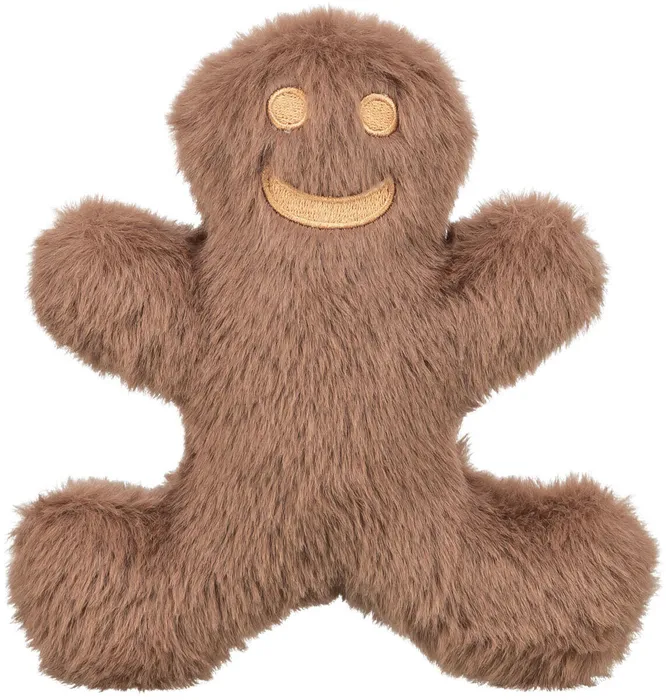 Hauptproduktbild Vánoční postavička perníček, se zvukem, 16 cm, plyš, hnědá