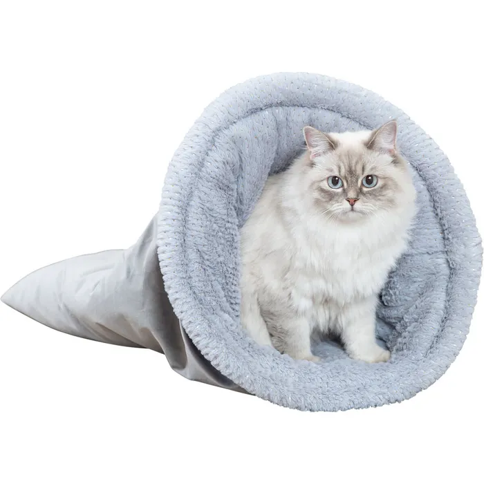 Hauptproduktbild Vánoční sametový vak LIVIA Soft, o 40 × 60 cm, šedá