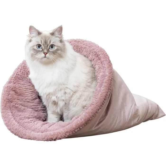 Hauptproduktbild Vánoční sametový vak LIVIA Soft, o 40 × 60 cm, starorůžová