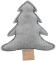 Vánoční stromek s catnipem, 10.5 cm, filc, šedá