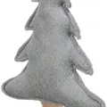 Weiteres Produktbild Vánoční stromek s catnipem, 10.5 cm, filc, šedá